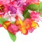 30 Pieces Colorful Tropical Hawaiian Leis Headband Elastic Ruffled Flowers Headpiece for Luau Party Supplies